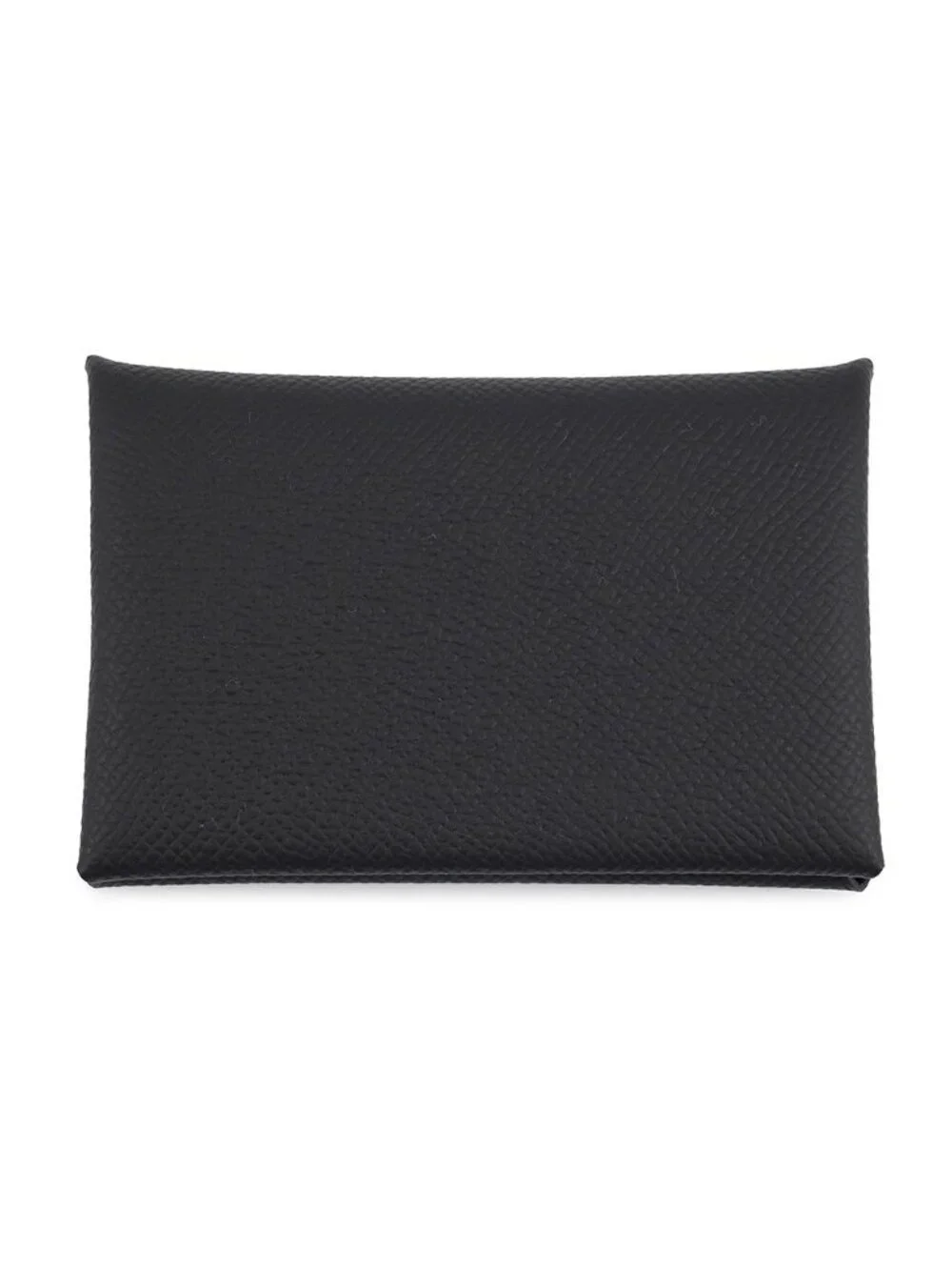 Hermes Card Case Calvi Black Epsom Business